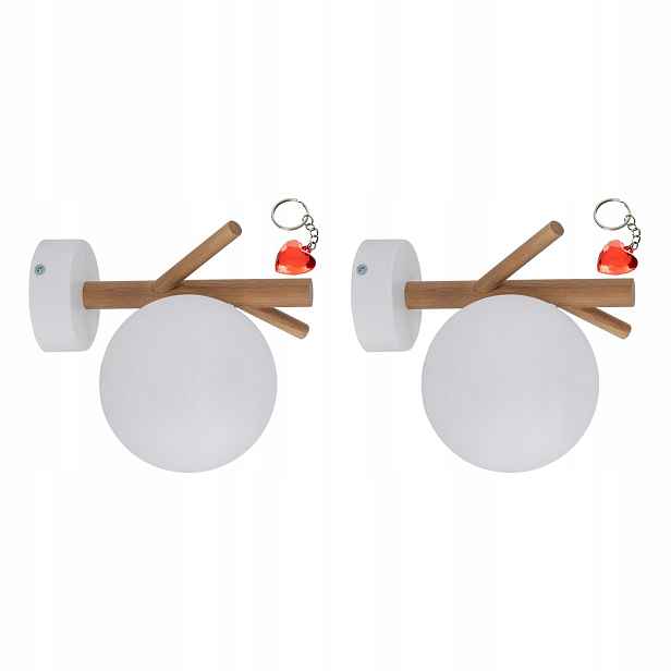Tk Lighting Sada 2 x Sheron White nástěnné svítidlo 5307