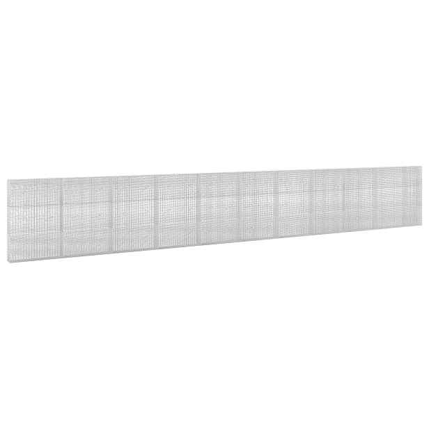 vidaXL Gabion s drátem 3,5 mm a sítem 5x2,5 cm 1050x20x150 cm