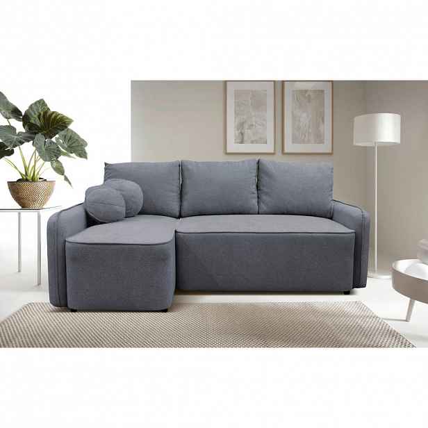 MID.YOU ROHOVÁ SEDAČKA, textil, šedá
