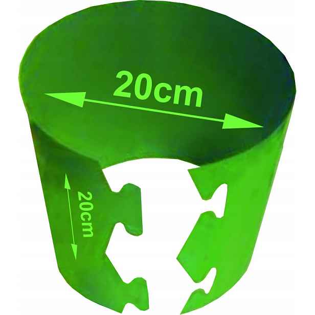 Spínací květináče 20x20 50 ks Kvalita, Tvrdé Pvc Express