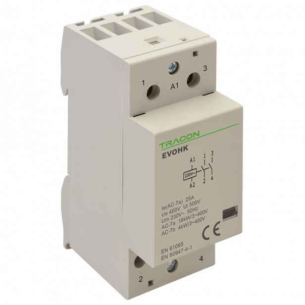 Instalační stykač 230V 63A 2NO EVOHK2-63 Tracon