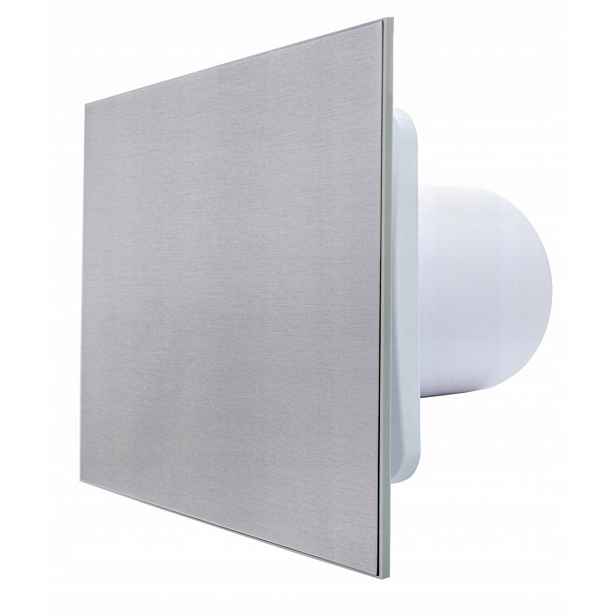 Koupelnový Ventilátor Vents 100 Časovač Hygrostat Panel Hliník Tichý 26 dB