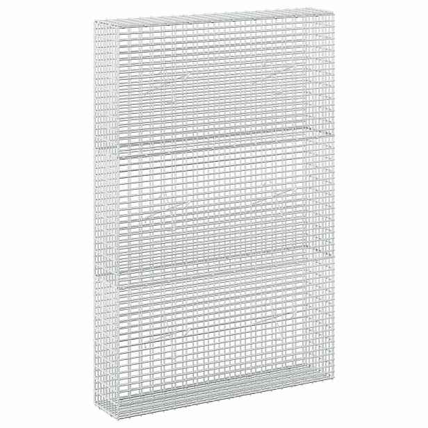 vidaXL Gabion s drátem 3,5 mm a sítem 5x2,5 cm 100x20x150 cm