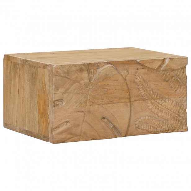 vidaXL Ručně vyrobená noční skříňka Třešňově hnědá 40 x 30 x 20 cm