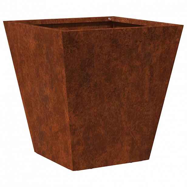 vidaXL Zahradní truhlík 30x30x30 cm povětrnostně odolná ocel