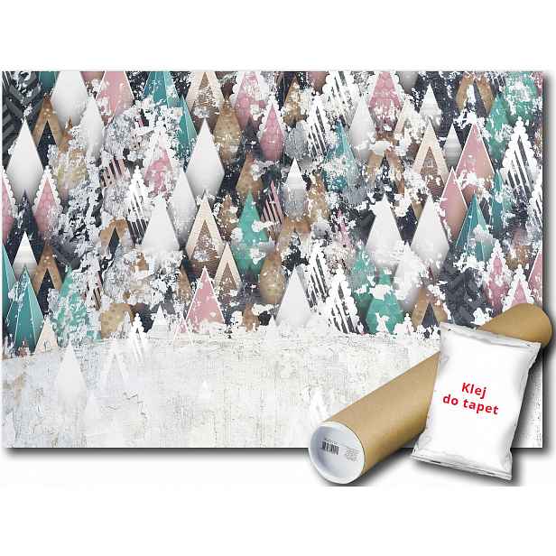 Vinylová fototapeta Les Sníh Zima 152x104