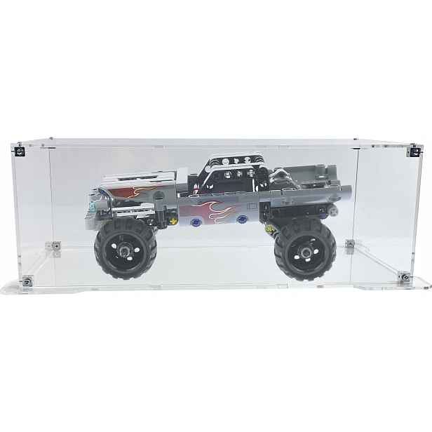 Vitrína s podstavcem pro stavebnici Lego 42090 Monster truck padouchů