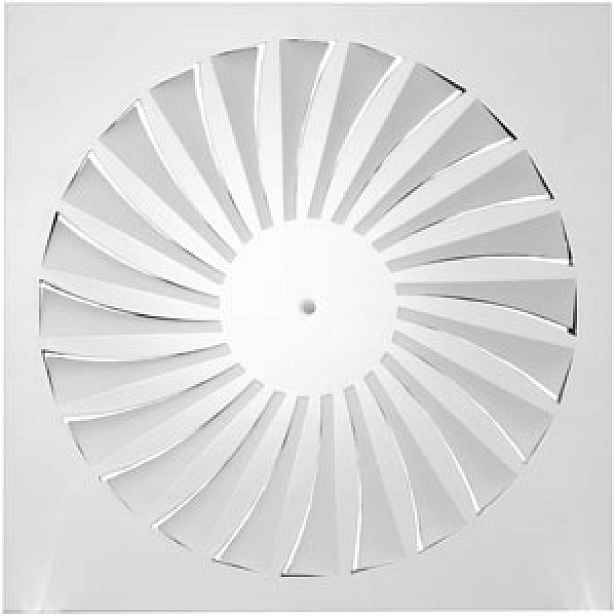 Kazetový vířivý anemostat 595 x 595 mm, průměr 600 mm