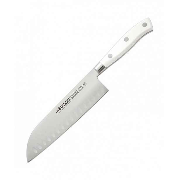 Nůž pro japonský Santoku Riviera White