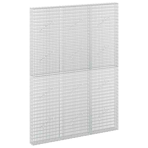 vidaXL Gabion s drátem 3,5 mm a sítem 5x2,5 cm 150x10x200 cm