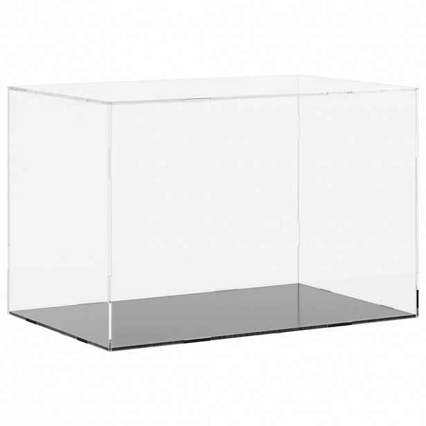 vidaXL Průhledná reklamní krabice 56 x 36 x 37 cm akrylová