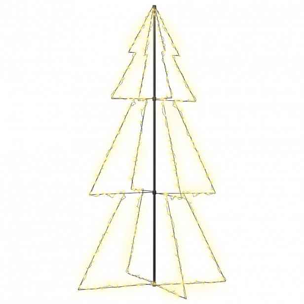 vidaXL Vánoční stromek kužel 300 LED diod dovnitř i ven 120 x 220 cm