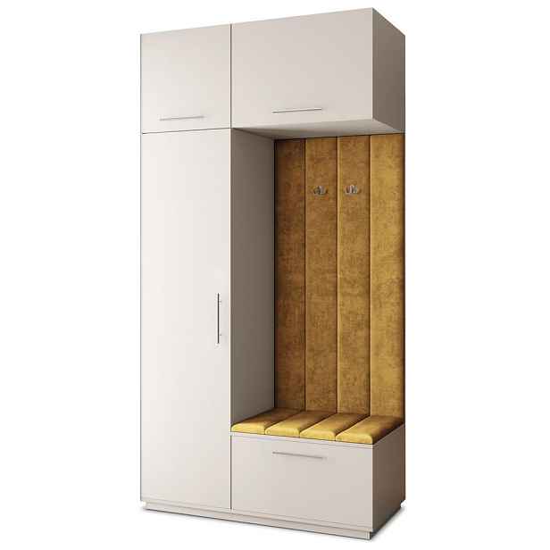 MASSENO MODERNÍ PŘEDSÍŇOVÁ SESTAVA REMA, 120/240/60 cm, kašmírová