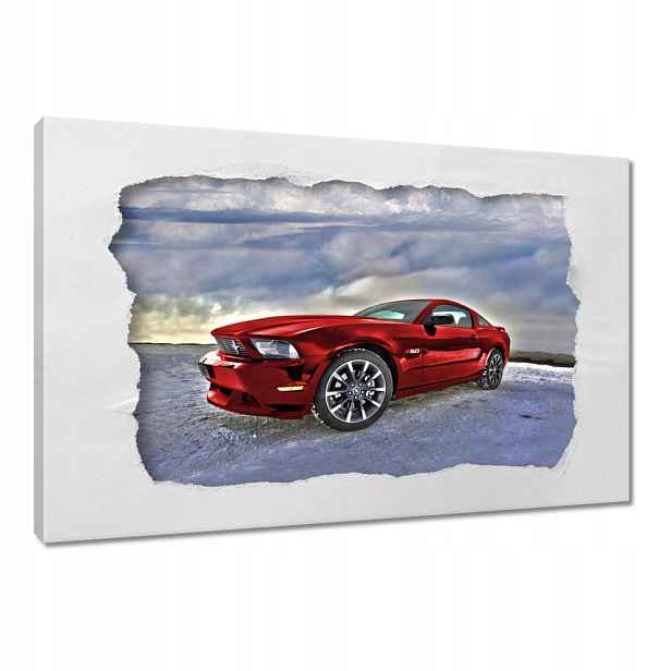 Obrazy 120x80 Červený Ford Mustang
