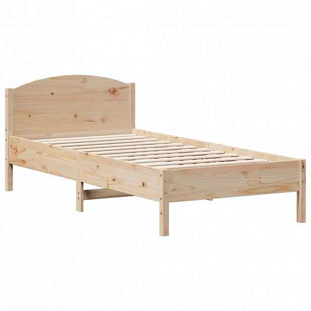 vidaXL Postel bez matrace 100 x 200 cm masivní borovice