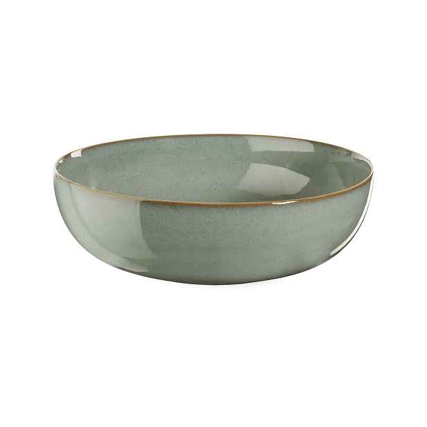 Kameninová salátová mísa průměr 29,5 cm SAISONS EUCALYPTUS ASA Selection - modrozelená