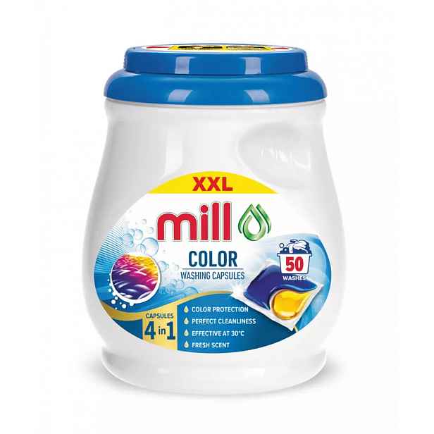 Mill kapsle na praní color 50ks