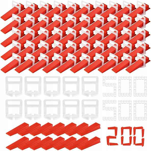 Sada Pro Systém Vyrovnávání Dlaždic 1000 Klipsů 2 mm 200 Klínů Kleště