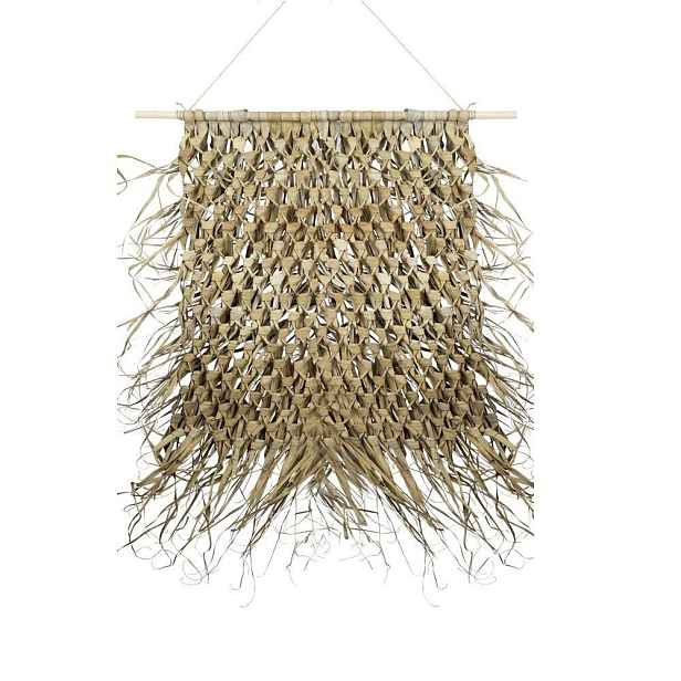 Tapisérie pletený obdélník palmového listí na hůlce - 3*65*80cm Mars & More