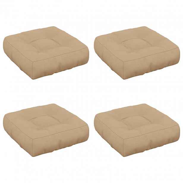 vidaXL Polstry ve 4 kusech VIANEN 4 pcs 100% polyester Písková