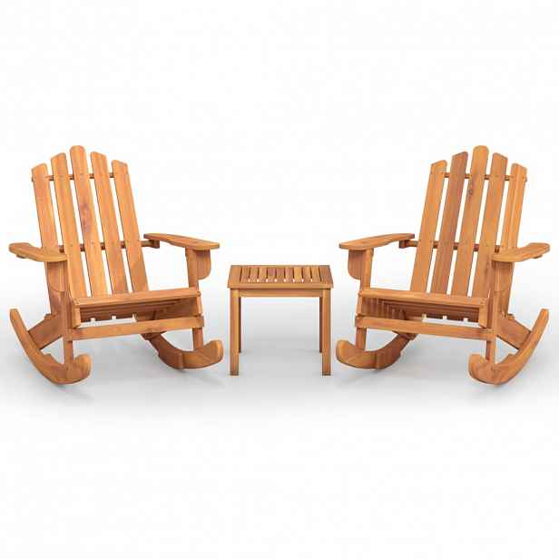 vidaXL 3dílná sada zahradního nábytku Adirondack masivní akácie