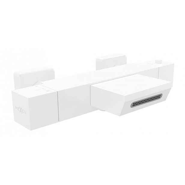 MEXEN - Termostatická vanová baterie Cube, bílá 77360-20