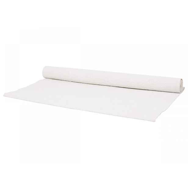 Bílý vintage běhoun na stůl Jacquard - 90*180 cm Chic Antique