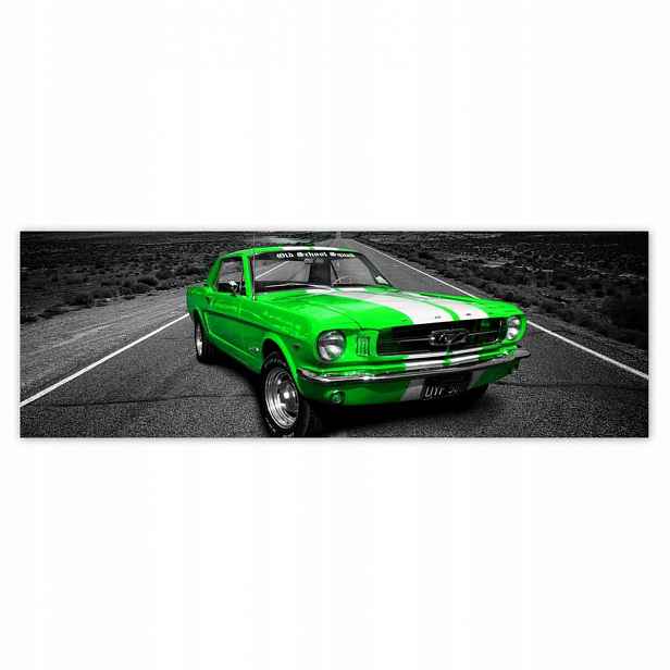 Plakáty 200x66 Limetkový Ford Mustang