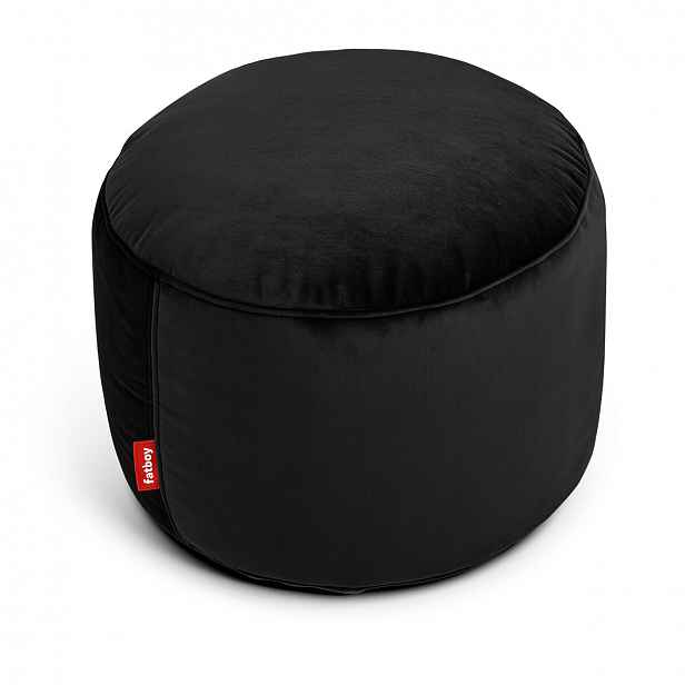 Sedací pouf Point Velvet, více barev - Fatboy Barva: černá
