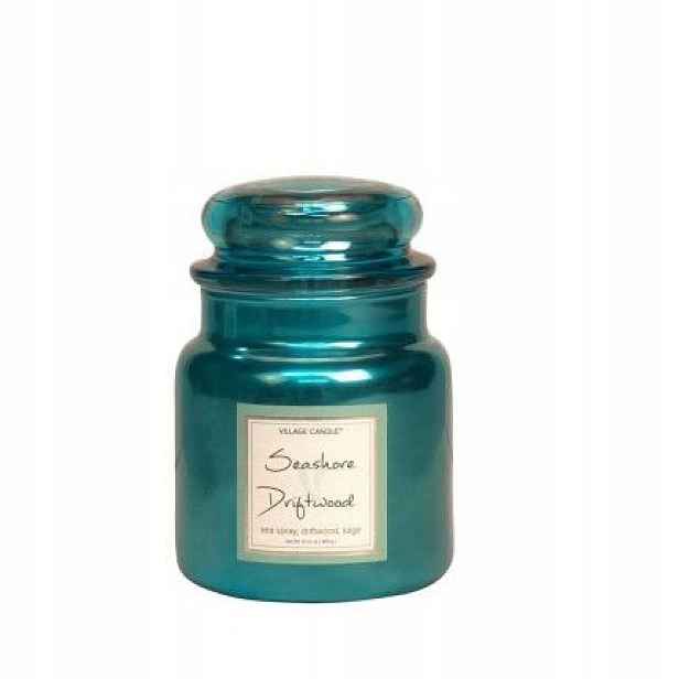 Střední svíčka Seashore Driftwood M-Line Village Candle