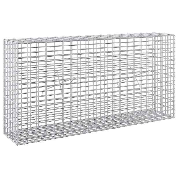 vidaXL Gabion s drátem 3,5 mm a sítem 5x2,5 cm 100x20x50 cm