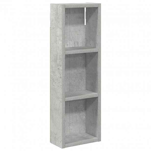 vidaXL Koupelnová nástěnná skříňka Betonově Šedá 20 x 10 x 60,5 cm