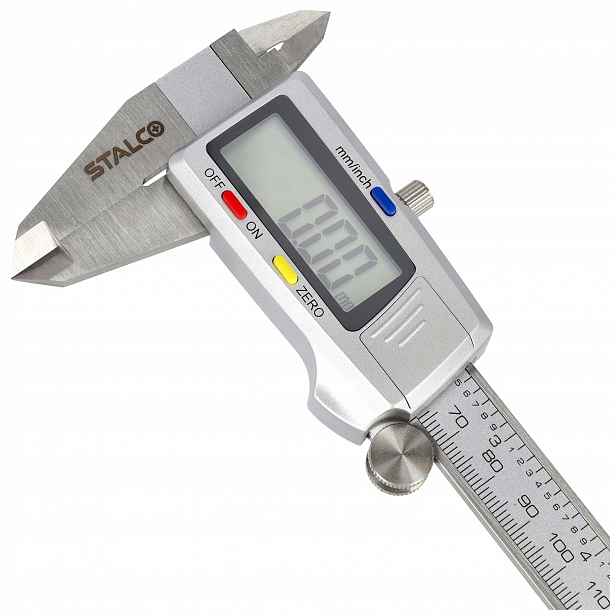 Elektronické posuvné měřítko Stalco 150 mm S010501215 Přesnost 0,01 MM