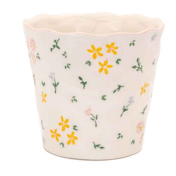 Kameninový obal na květináč ø 11 cm Ditsy Floral – Sass & Belle