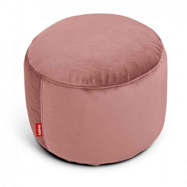 Sedací pouf Point Velvet, více barev - Fatboy Barva: růžový křemen
