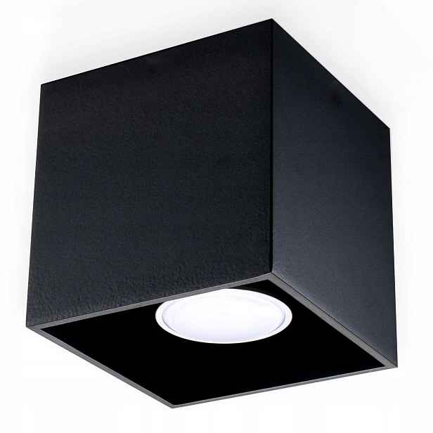 Spotová nástěnná lampa Quad 1 Černá Sollux