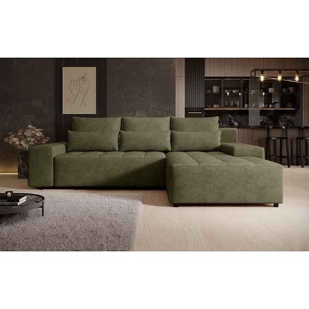 Elegantní sedací souprava EDITA - khaki