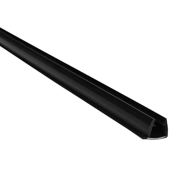 Polysan EASY BLACK set svislých těsnění pro pivotové dveře, 2000mm (2ks)