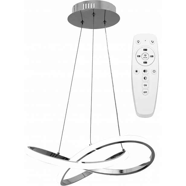 Závěsné Stropní Svítidlo Ring Led Bílá dálkový ovladač
