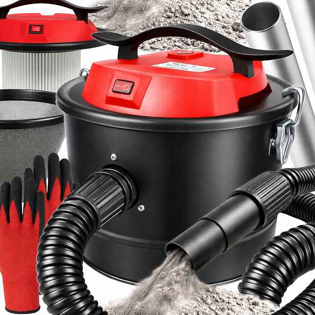 vysavač do krbu grilovací pece 800 W 10 L filtr rukavice