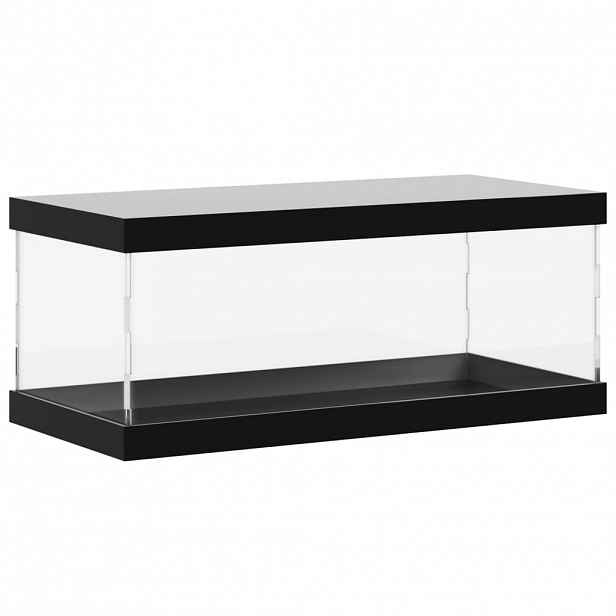 vidaXL Vitrína průhledná 34 x 16 x 14 cm akryl