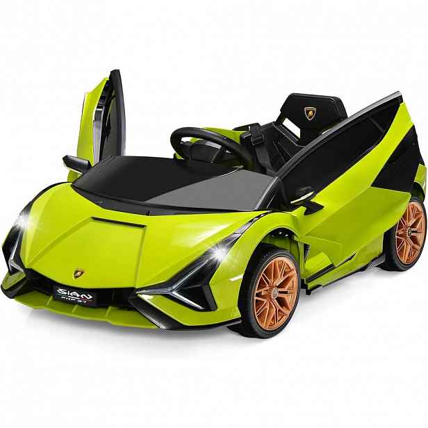 COSTWAY DĚTSKÉ AUTO Lamborghini 12V zelené