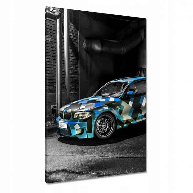 Obrazy 80x120 Tyrkysové Bmw