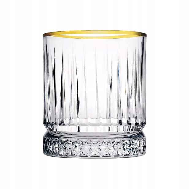 Paşabahçe Elysia Gold Sklenice na whisky, obsah: 0,21 litru, výška 4 ks