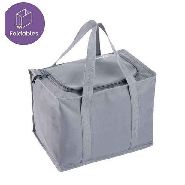 taška chlad. 15l, JOHANNA M, 31,5x22x22cm, graf.šedá, textil