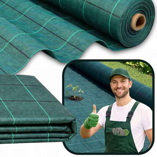 Agrotextilie Premium 100G/m2 1,6m x 15MB Silná Agrotextilie 160 cm Uv