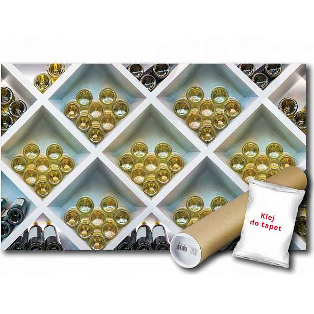 Fototapeta Víno Regál 24A V8 368x254 F12171