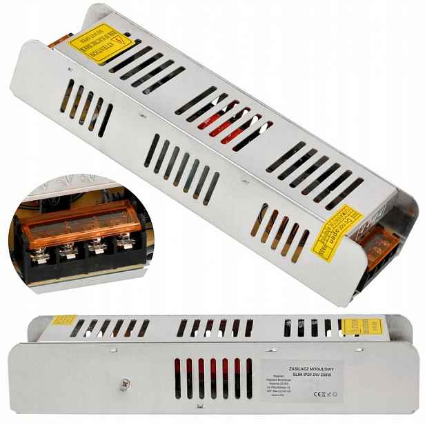 Montážní zdroj 12V 40A 500W pro Led modulární IP20 DC transformátor
