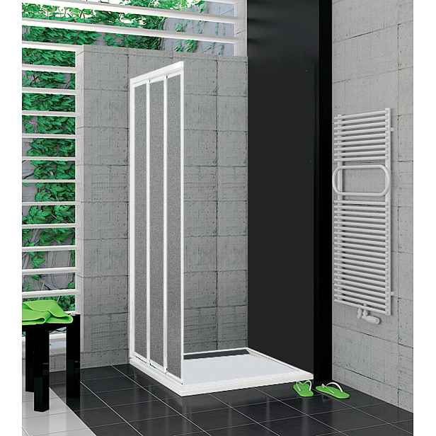 SanSwiss TOE3G 0750 04 22 Levý díl sprchového koutu 75 cm, bílá/durlux