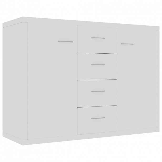 vidaXL Příborník bílý 88 x 30 x 65 cm kompozitní dřevo